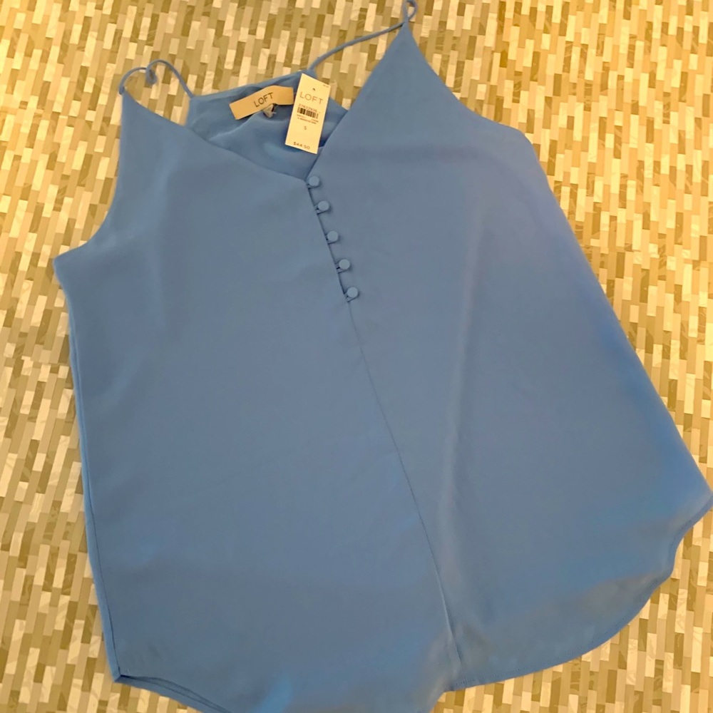 Loft blue cami top